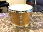 Rare Vintage Ludwig 13x9 Champagne Tom Excellent Condition 3ply Mahogany Maple