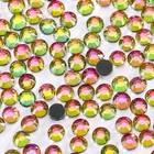 1440pcs Hot-fix Iron-on Flat-back Beads Rhinestones Rainbow Colorful Ss16 4mm