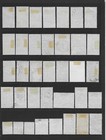 Italy One Page Lot    Various Used Issues   1954 To 1958