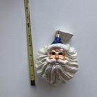 Rare Radko Christmas Ornament  Winter Winds    blue Cap    Santa W  Tag