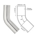 45 Degree Bend Elbow 1 1 9 In Od Steel Exhaust Pipe Elbow Pipe