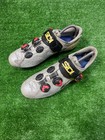 Sidi Energy Hi-tech Carbon Road Cycling Shoes Silver Mens Size 44 5