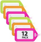 Luggage Tags Assorted  12 Pk  Bag Tag For Baggage  Suitcase Tags Bulk