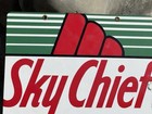 Vintage 18     Texaco Sky Chief Motor Oil Porcelain Sign Car Gas Truck Oil 5 21 90