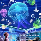 Crown Projector Lamp 15 Films Machine For Kids Night Light Projector 360   rotate