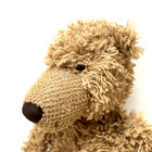 Jellycat London Bunglie Brown Bear Raggedy Stuffed Plush Animal Retired Rare 12 