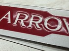 Rare Original    arrow    Cigarettes Porcelain Sign Tobacco Advertising Strip 15   