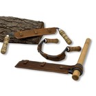 Hand Forged Woodworking Tool Set Splitting Froe Draw Knife Inshave 52100 Ash She