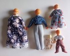 Vintage Dollhouse People Family Lot
