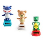 Solar Powered Dancing Animals Sun Catcher Bobble Head Toy Home Office Dancer