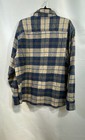 Pendleton Men s Blue Beige Plaid Long Sleeve Flannel Cotton Shirt Size Xl