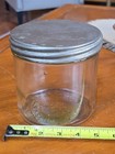 Vintage Embossed Cigar Glass Jar Factory No 556 First District Mich  50 Cigars