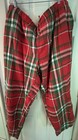 Lands  End Men   s Big And Tall Sherpa Fleece Lined Flannel Pajama Pants