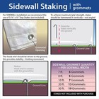 20 X 20 Tent Sidewall Kit 8ft High Water Resistant Polyethylene Canopy Privacy