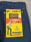 Vintage Wrangler 13mwz Western Cowboy Cut Jeans Size Fit 33x34 Deadstock Nos