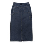 Vintage Old Navy Denim Maxi Skirt Girls 12 Long Blue Jean Grunge Carpenter Y2k