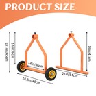 Wire Rack Dispenser Portable Cable Caddy With Wheel For Up To 28  Diameter Spool