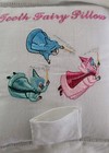 Vtg 1980-90s Walt Disney World Park Tooth Fairy Pillow Sleeping Beauty Whimsical