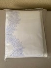 New Bucilla Stamped Embroidery Christmas Garland Tablecloth 83965 60x104