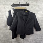 Raphael Boys 5 Piece Black Tuxedo Suit Size 7