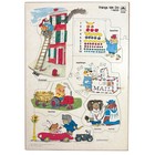 2 Vintage Wooden Puzzles Golden Things We Do And Playskool Animal Homes