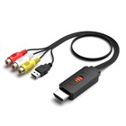 Rca To Hdmi Converter Adapter  1080p Av composite To Hdmi  4 3 16 9 Switch For W