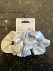 Loveshackfancy X Goody Love Shack Fancy Satin Scrunchies Blue white