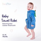 Baby Boy Robe - Soft Plush Bath Towel Robe Spa Set - Baby Bathrobe Towel   Baby