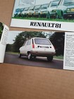 2 X Renault Sales Booklets 1981 82 - Fuego Gts - Gordini 18 Ts 4 5  Td Estate 