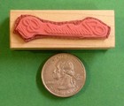 Handmade By - Wood Mounted Rubber Stamp