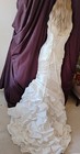 Allure Bridal Mermaid Wedding Gown Swarvoski Crystals Size 8 