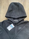 Nike Girls  Sportswear Tech Fleece Full-zip Ls Hooded Jacket  Medium Fd2979 010