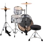 Sound Percussion Labs Lil  Kicker 3-piece Junior Drum Set Metallic Silver