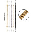 2 4pcs Curtain Tie Rope Holder Tieback Window Tie Backs Home Decoration