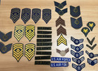 Vintage Lot Of 40 Us Army    Air Force Rank Insignia   Military Branch Tabs Etc