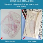 Fashion Clear Metric Sewing Ruler Set  French Curve Pattern Making Ruler Kit    