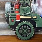 Vtg Smokey Bear Porcelain Sign - Fire Patrol Jeep Advertisement Forest 10  Sign