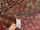 Blue Vintage Rug 8x11 Hand-knotted Oriental Antique Big Handmade Worn Fine 8x12