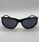 Chanel Shield Sunglasses Black Nylon Frame   Grey Lens  gently Used  Unisex