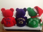 Salvino s Bamm Beano s Rodriguez  Sosa  Mcgwire Plush Stuffed Bears 1998