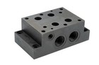 Hyvair D08 Sub-plate  1 Section  Series Or Parallel  Sae 16