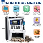 Atm Piggy Bank For Kids  Machine Real Money With Debit Medium  Black 