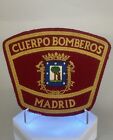 Cuerpo Bomberos Madrid Vtg Vinyl Patch Spain Firefighters