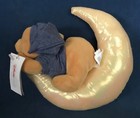 Disney Pooh Sleeping On The Moon Bean Bag Plush Europe Uk Stars N  Stripes