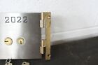 Vintage Diebold Safe Deposit Box Lock W  Key   Hinge Safety Door- Large