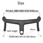 Full Internal Cable Routing Road Bicycle Handlebar Carbon Integrated Handlebars
