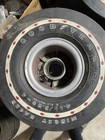 Vintage Kart Racing Simplex Pair Wheels  1960s Midget Racer Slicks Awesome