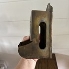 Vintage Brass Match Holder Wall Hanging Heart Design Farmhouse Cottage Decor