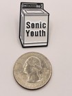  sonic Youth  Enamel Lapel Pin - Post Punk Alternative Mtv 90s
