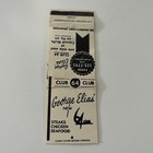 George Elias  New 64 Club Steaks Chicken Vintage Matchbook Cover Tmb28-6